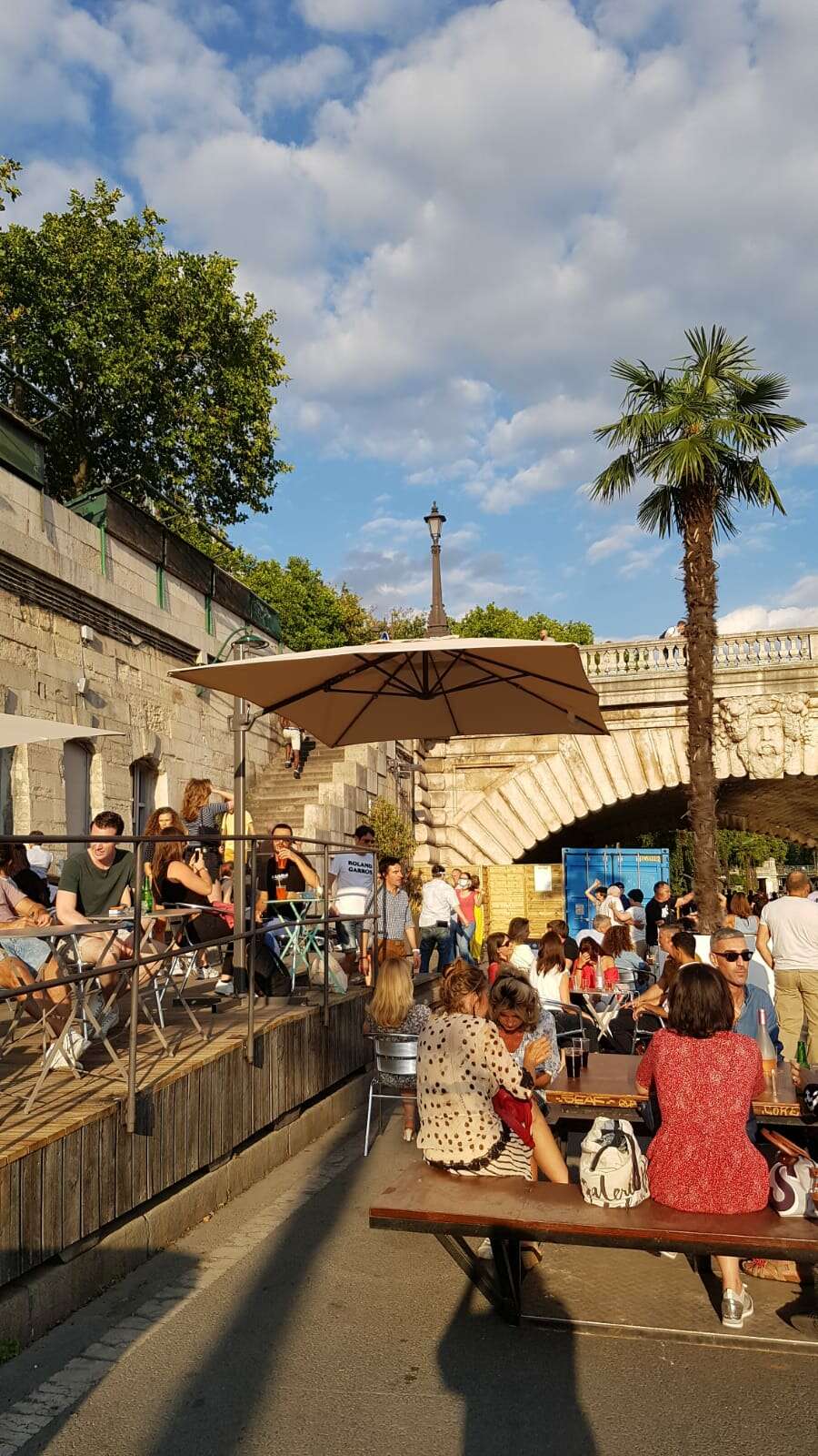 terrasse Paris, Paris plage, apéro, boire un verre sur les quais de Seine