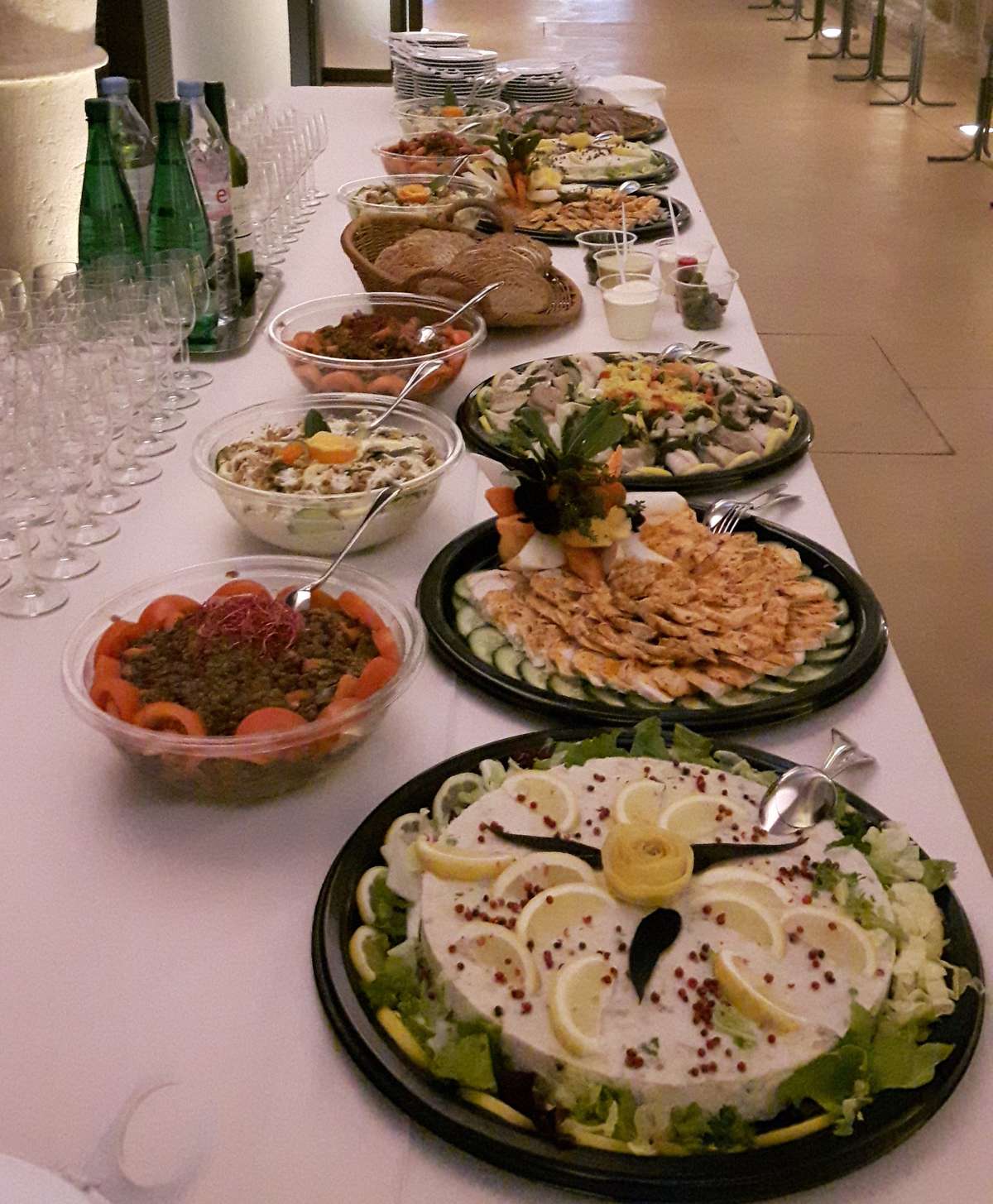 Buffet froid dressé Buffet froid dressé